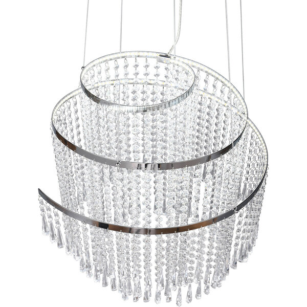 HLW LED Dimbare LED Hanglamp Trion Mop 38W - Metalen LED Lamp met Aanpasbare Kleur HLW LED Dimbare LED Hanglamp Trion Mop 38W - Metalen LED Lamp met Aanpasbare Kleur