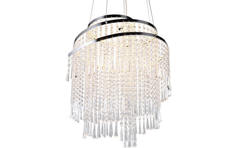 HLW LED Dimbare LED Hanglamp Trion Mop 38W - Metalen LED Lamp met Aanpasbare Kleur