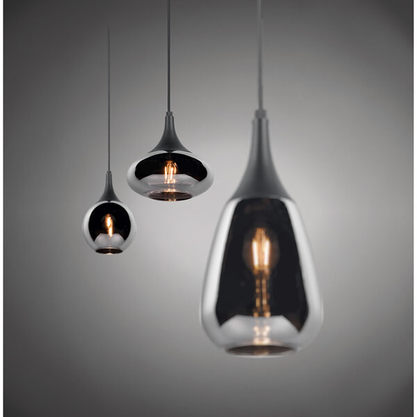 HLW LED Moderne Zwarte Metalen LED Hanglamp met 3 Lichtpunten en E14 Fitting HLW LED Moderne Zwarte Metalen LED Hanglamp met 3 Lichtpunten en E14 Fitting