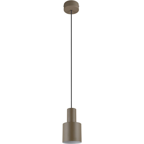 Moderne LED Hanglamp - Metalen LED Lamp Taupe met E27 Fitting Moderne LED Hanglamp - Metalen LED Lamp Taupe met E27 Fitting