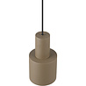 HLW LED Modern LED Pendant Lamp - Metal LED Lamp Taupe with E27 Fitting