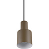 HLW LED Modern LED Pendant Lamp - Metal LED Lamp Taupe with E27 Fitting