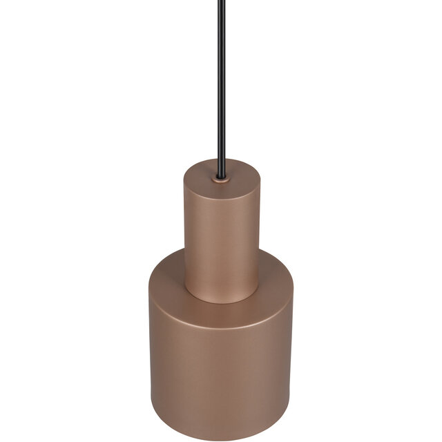 HLW LED Metalen LED Hanglamp Trion Dago - Koffiekleur, Verstelbaar, E27 Fitting