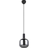 LED Pendant Lamp Matte Black with Chrome Glass - Trion Pala LED Pendant Lamp Matte Black with Chrome Glass - Trion Pala