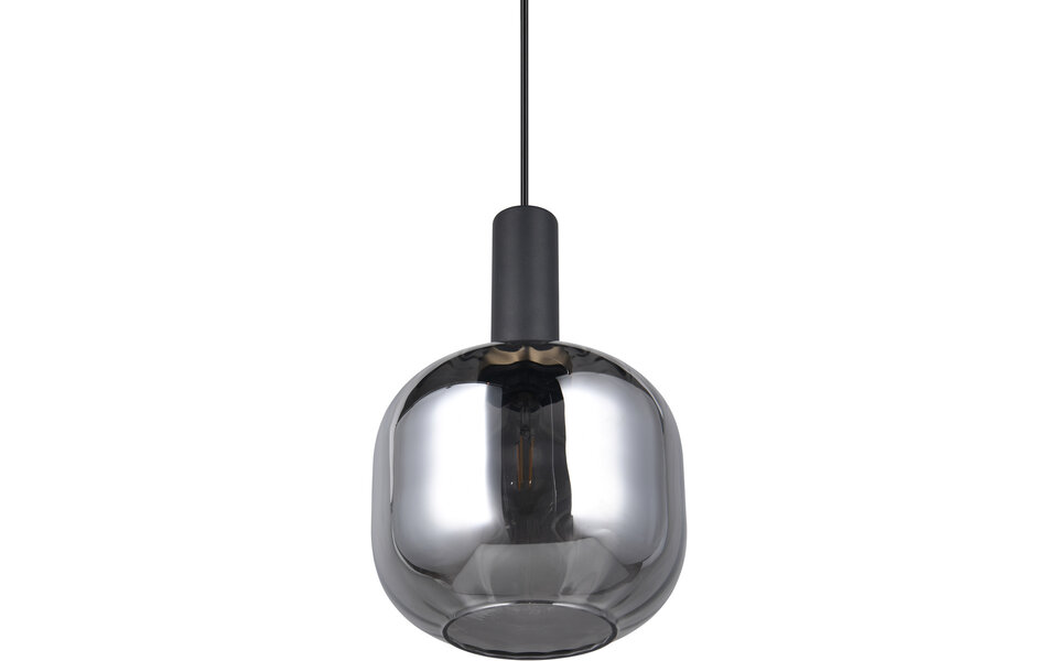 HLW LED Moderne Zwarte LED Hanglamp met Glas en Metaal - Verstelbare Trion Pala HLW LED Moderne Zwarte LED Hanglamp met Glas en Metaal - Verstelbare Trion Pala