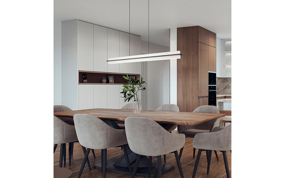 HLW LED Moderne Grijze Metalen LED Hanglamp Trion Semih 22W met Aanpasbare Kleur