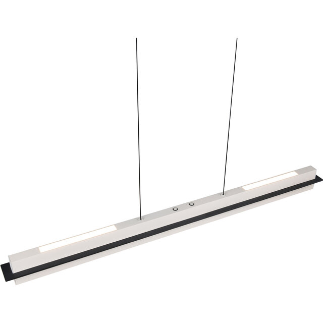 HLW LED Moderne Grijze Metalen LED Hanglamp Trion Semih 22W met Aanpasbare Kleur