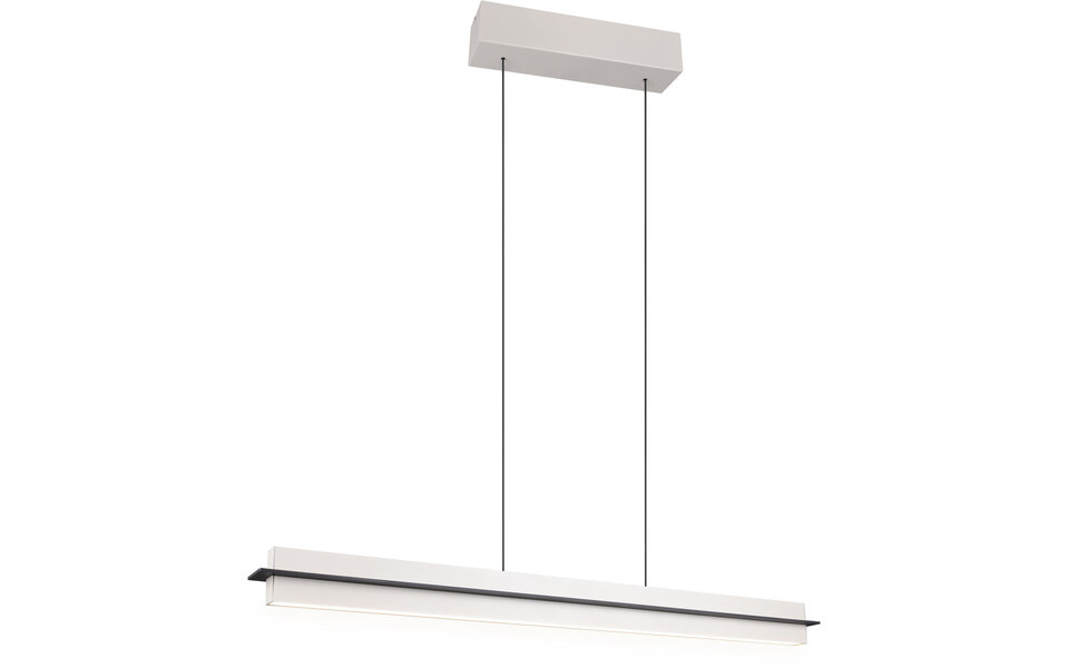 HLW LED Moderne Grijze Metalen LED Hanglamp Trion Semih 22W met Aanpasbare Kleur