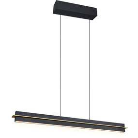 LED Hanglamp Trion Semih 22W - Mat Zwart, Metalen Design LED Hanglamp Trion Semih 22W - Mat Zwart, Metalen Design