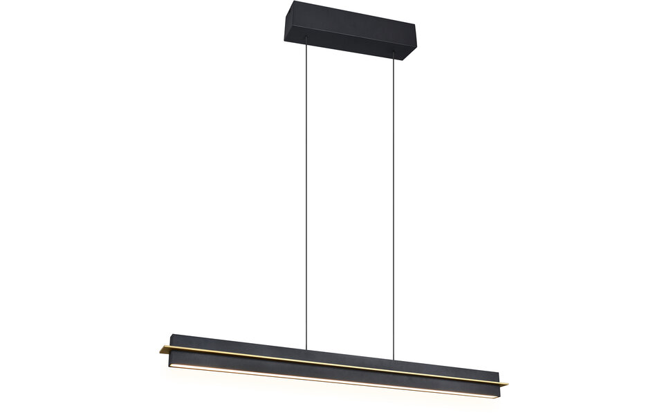 HLW LED LED Pendant Lamp Trion Semih - Metal Black LED Pendant Lamp 22W with Touch Switch HLW LED LED Pendant Lamp Trion Semih - Metal Black LED Pendant Lamp 22W with Touch Switch