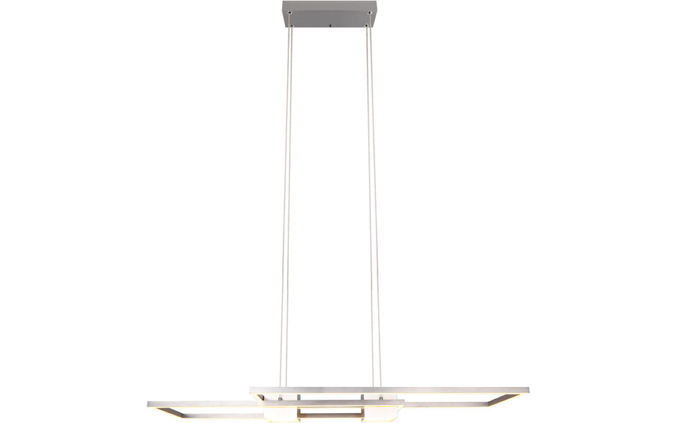 HLW LED LED Pendant Lamp Trion Zuru 37W - Dimmable, Adjustable Color, Matte Nickel Aluminum