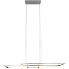 HLW LED LED Pendant Lamp Trion Zuru 37W - Dimmable, Adjustable Color, Matte Nickel Aluminum