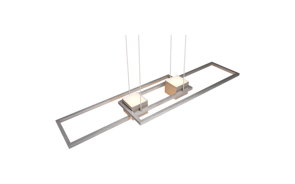 HLW LED LED Pendant Lamp Trion Zuru 37W - Dimmable, Adjustable Color, Matte Nickel Aluminum