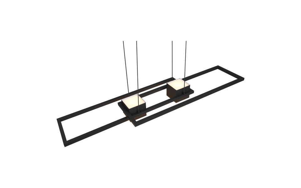 HLW LED LED Pendant Lamp Trion Zuru - 37W Dimmable Black LED Pendant Lamp Aluminum HLW LED LED Pendant Lamp Trion Zuru - 37W Dimmable Black LED Pendant Lamp Aluminum