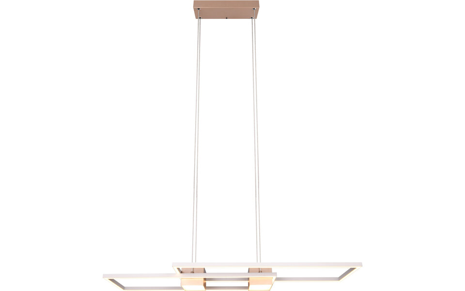 HLW LED Dimmable LED Pendant Lamp Trion Zuru 37W - Aluminum Coffee, Adjustable Color