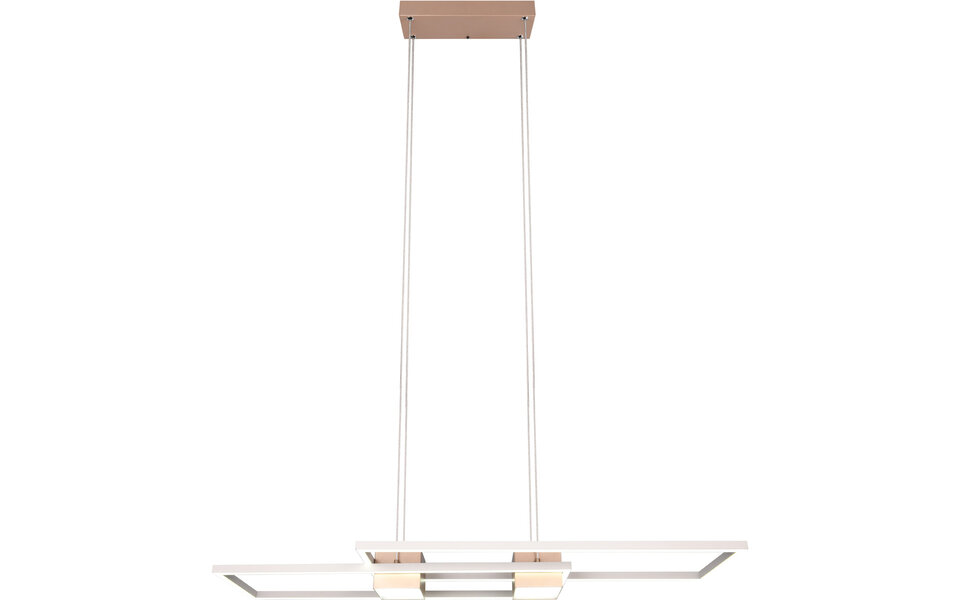 HLW LED Dimbare LED Hanglamp Trion Zuru 37W - Aluminium Koffie, Aanpasbare Kleur HLW LED Dimbare LED Hanglamp Trion Zuru 37W - Aluminium Koffie, Aanpasbare Kleur