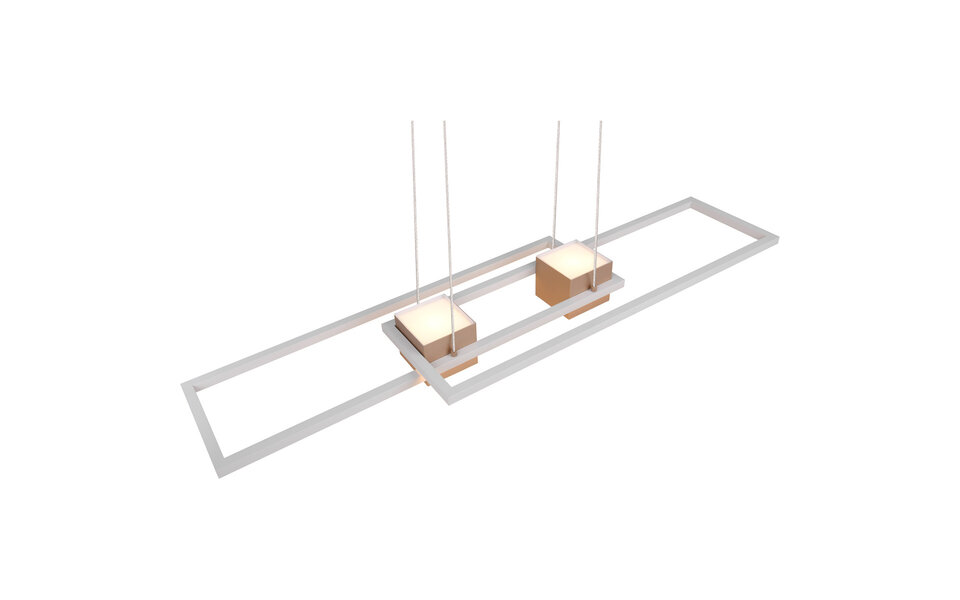 HLW LED Dimbare LED Hanglamp Trion Zuru 37W - Aluminium Koffie, Aanpasbare Kleur HLW LED Dimbare LED Hanglamp Trion Zuru 37W - Aluminium Koffie, Aanpasbare Kleur