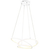 Dimbare Mat Witte Metalen LED Hanglamp 34W - Trion Alvin Dimbare Mat Witte Metalen LED Hanglamp 34W - Trion Alvin