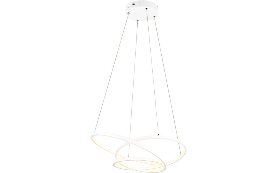 HLW LED Trion Alvin Dimbare LED Hanglamp 34W - Mat Wit Metalen Rond Design HLW LED Trion Alvin Dimbare LED Hanglamp 34W - Mat Wit Metalen Rond Design