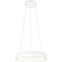 Dimbare Metalen Witte LED Hanglamp 29W - Trion Kardo Dimbare Metalen Witte LED Hanglamp 29W - Trion Kardo