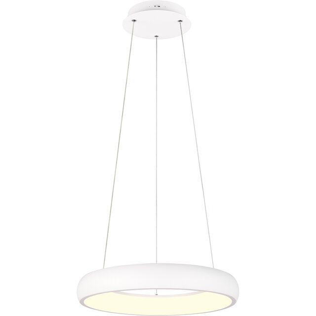 Dimbare Metalen Witte LED Hanglamp 29W - Trion Kardo Verlichting per ruimte