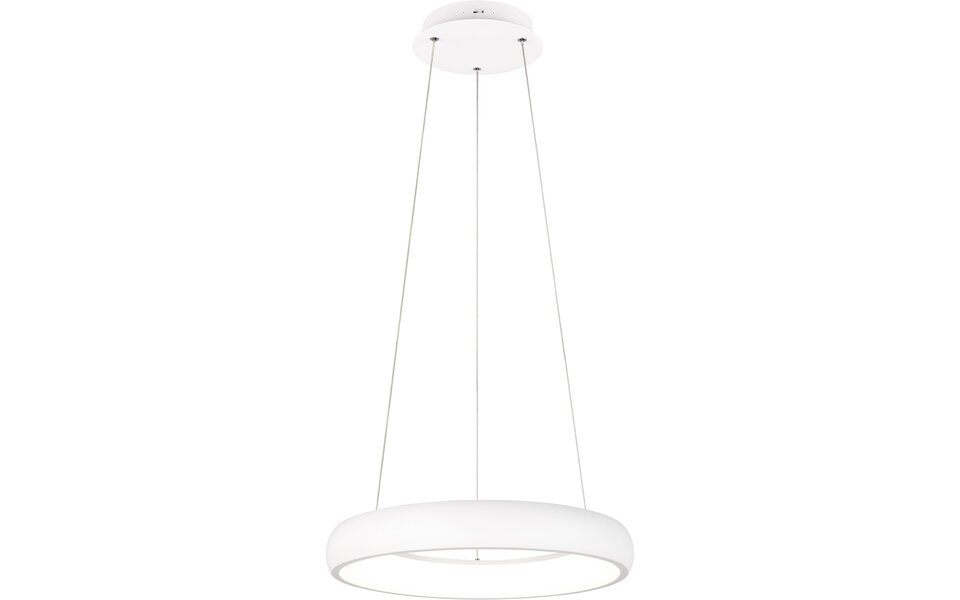 HLW LED Moderne Dimbare LED Hanglamp 29W - Metalen Witte LED Lamp Trion Kardo