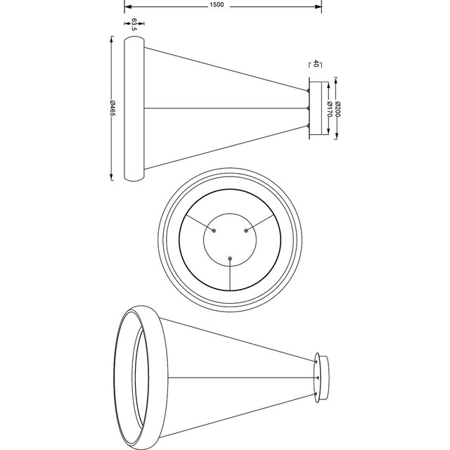 HLW LED Moderne Dimbare LED Hanglamp 29W - Metalen Witte LED Lamp Trion Kardo