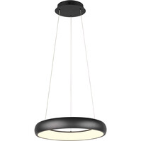 Dimbare LED Hanglamp 29W - Mat Zwart Metalen Design