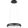 Moderne dimbare zwarte metalen LED hanglamp met 29W vermogen en strak design
