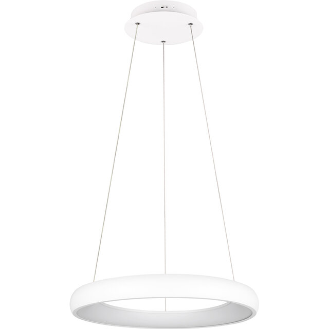 HLW LED 38W Dimmable LED Pendant Lamp - Metal & White LED Lamp with Adjustable Color