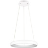 HLW LED 38W Dimmable LED Pendant Lamp - Metal & White LED Lamp with Adjustable Color