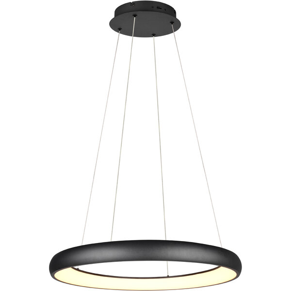 HLW LED Dimbare LED Hanglamp Trion Kardo - Metalen Mat Zwarte LED 59W HLW LED Dimbare LED Hanglamp Trion Kardo - Metalen Mat Zwarte LED 59W