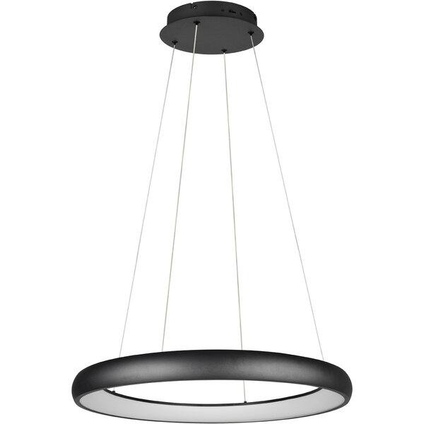 HLW LED Dimbare LED Hanglamp Trion Kardo - Metalen Mat Zwarte LED 59W HLW LED Dimbare LED Hanglamp Trion Kardo - Metalen Mat Zwarte LED 59W