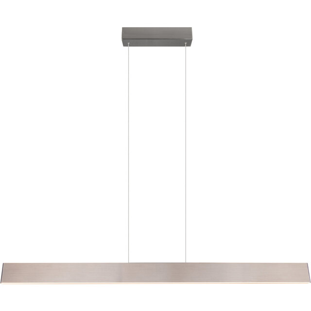 HLW LED LED Hanglamp Trion Hala 35W - Metalen Design, Mat Nikkel & Aanraakschakelaar