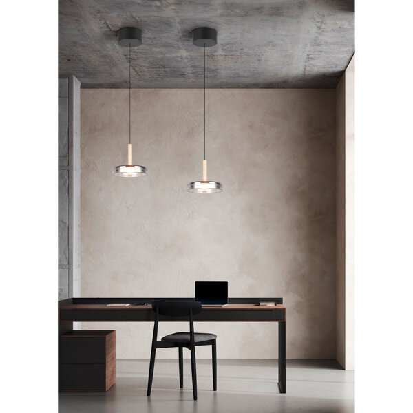 HLW LED Metalen Dimbare LED Hanglamp 10W - Zwart & Wit - Warm Wit 3000K HLW LED Metalen Dimbare LED Hanglamp 10W - Zwart & Wit - Warm Wit 3000K