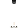 HLW LED Metal Dimmable LED Pendant Light 10W - Black & White - Warm White 3000K