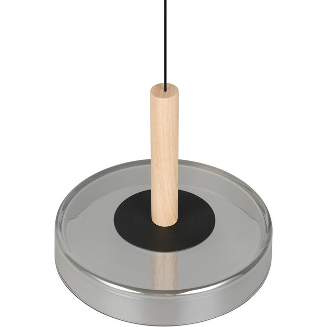 HLW LED Metal Dimmable LED Pendant Light 10W - Black & White - Warm White 3000K