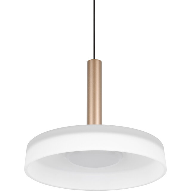 HLW LED Dimbare Metalen LED Hanglamp 10W - Warm Wit 3000K - Trion Lester