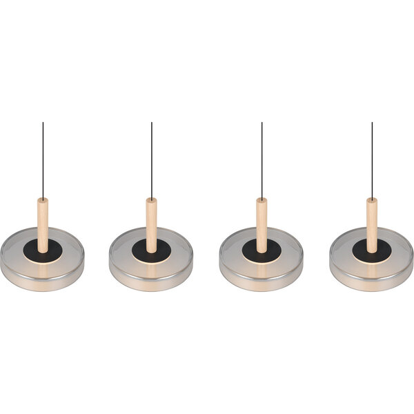 HLW LED Moderne Metalen Dimbare LED Hanglamp 30W - Zwart & Wit, Warm Wit Licht HLW LED Moderne Metalen Dimbare LED Hanglamp 30W - Zwart & Wit, Warm Wit Licht