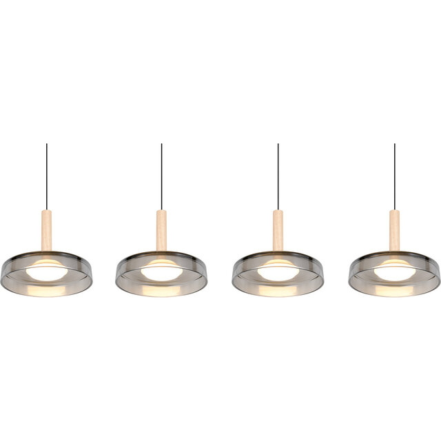 HLW LED Moderne Metalen Dimbare LED Hanglamp 30W - Zwart & Wit, Warm Wit Licht HLW LED Moderne Metalen Dimbare LED Hanglamp 30W - Zwart & Wit, Warm Wit Licht