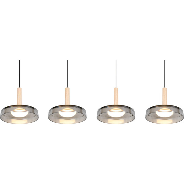 HLW LED Moderne Metalen Dimbare LED Hanglamp 30W - Zwart & Wit, Warm Wit Licht HLW LED Moderne Metalen Dimbare LED Hanglamp 30W - Zwart & Wit, Warm Wit Licht