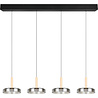 HLW LED Modern Metal Dimmable LED Pendant Lamp 30W - Black & White, Warm White Light