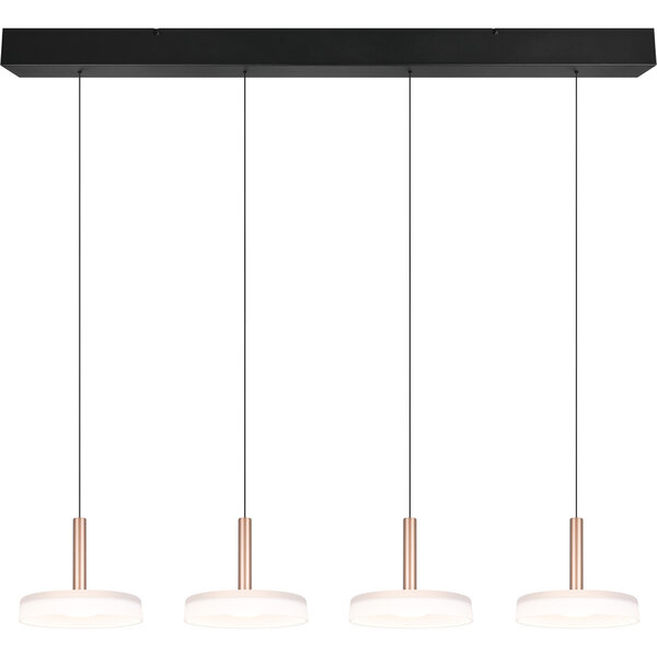 HLW LED LED Hanglamp 30W - Dimbare Witte Metalen LED Hanglamp in Warm Wit 3000K HLW LED LED Hanglamp 30W - Dimbare Witte Metalen LED Hanglamp in Warm Wit 3000K