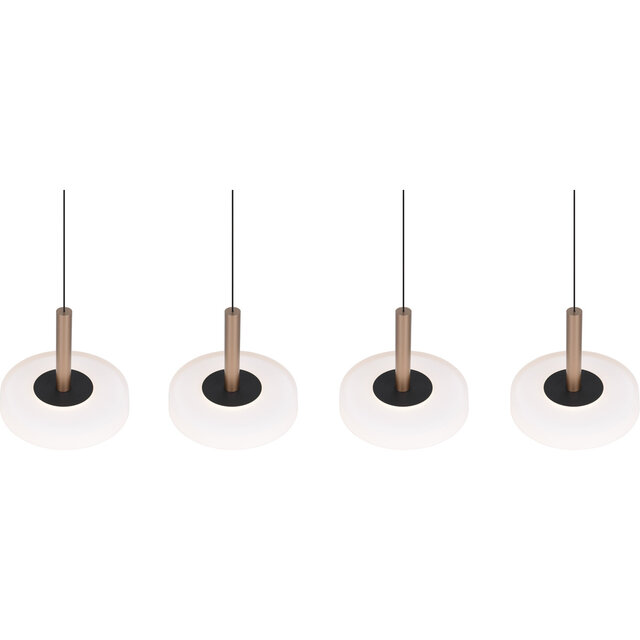 HLW LED LED Hanglamp 30W - Dimbare Witte Metalen LED Hanglamp in Warm Wit 3000K HLW LED LED Hanglamp 30W - Dimbare Witte Metalen LED Hanglamp in Warm Wit 3000K