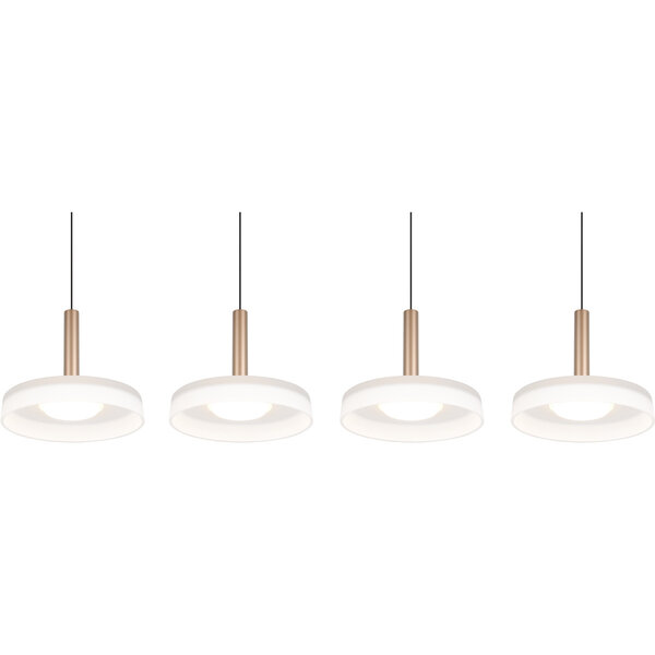 HLW LED LED Hanglamp 30W - Dimbare Witte Metalen LED Hanglamp in Warm Wit 3000K HLW LED LED Hanglamp 30W - Dimbare Witte Metalen LED Hanglamp in Warm Wit 3000K