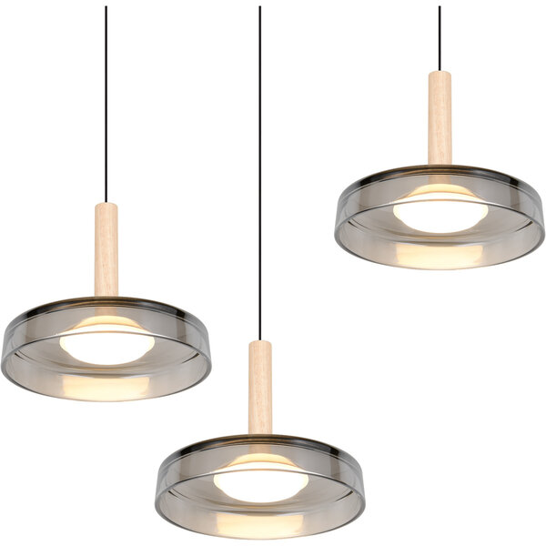 HLW LED Stijlvolle Dimbare LED Hanglamp - Zwart & Wit, Warm Wit 5W LED Lamp HLW LED Stijlvolle Dimbare LED Hanglamp - Zwart & Wit, Warm Wit 5W LED Lamp