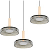 HLW LED Stylish Dimmable LED Pendant Lamp - Black & White, Warm White 5W LED Lamp