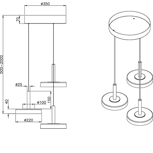 HLW LED Stijlvolle Dimbare LED Hanglamp - Zwart & Wit, Warm Wit 5W LED Lamp HLW LED Stijlvolle Dimbare LED Hanglamp - Zwart & Wit, Warm Wit 5W LED Lamp