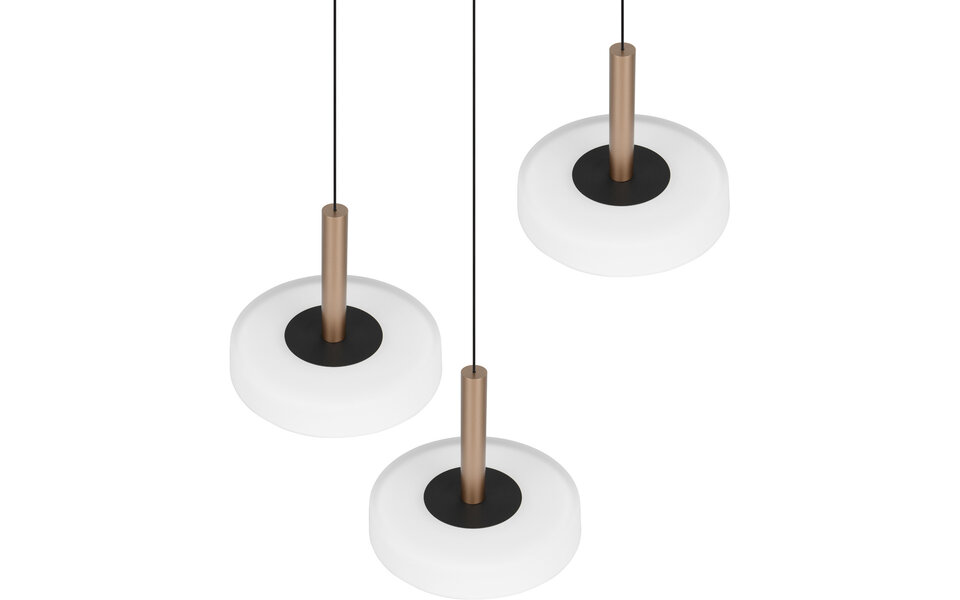 HLW LED Moderne Metalen Dimbare LED Hanglamp - Witte LED Lamp 5W Warm Wit HLW LED Moderne Metalen Dimbare LED Hanglamp - Witte LED Lamp 5W Warm Wit