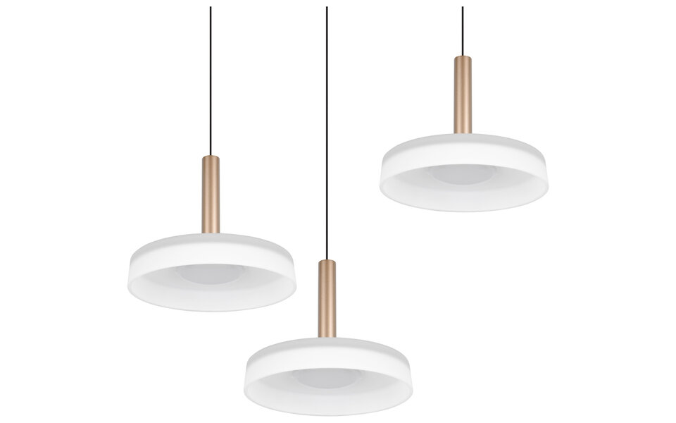 HLW LED Moderne Metalen Dimbare LED Hanglamp - Witte LED Lamp 5W Warm Wit HLW LED Moderne Metalen Dimbare LED Hanglamp - Witte LED Lamp 5W Warm Wit